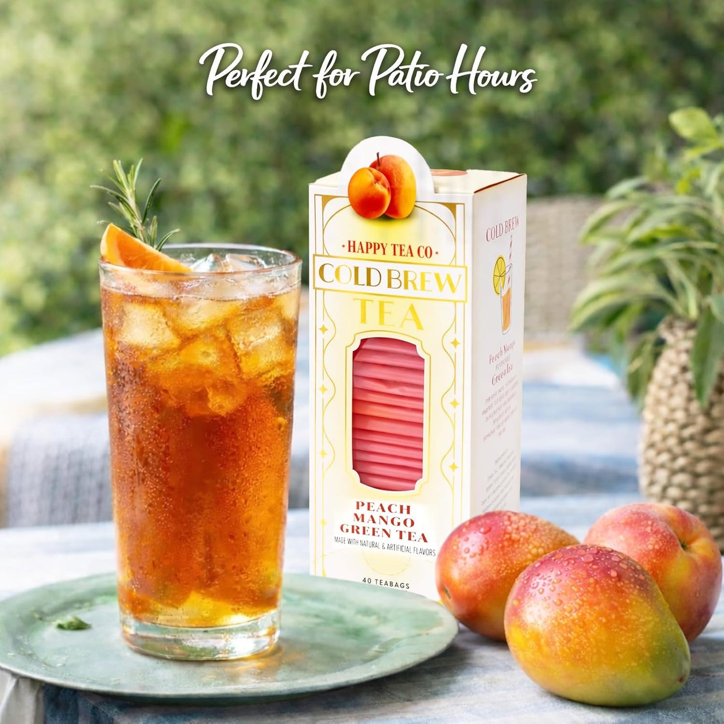 Happy Tea Company Peach Mango Cold Brew Tea