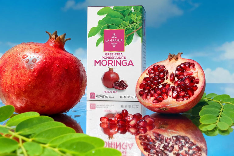La Granja Green Tea Pomegranate Moringa Tea