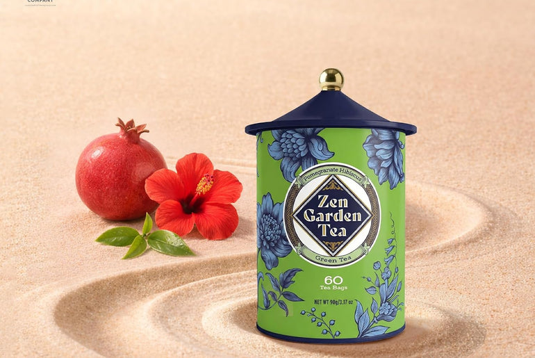 Zen Garden Pomegranate Hibiscus Green Tea