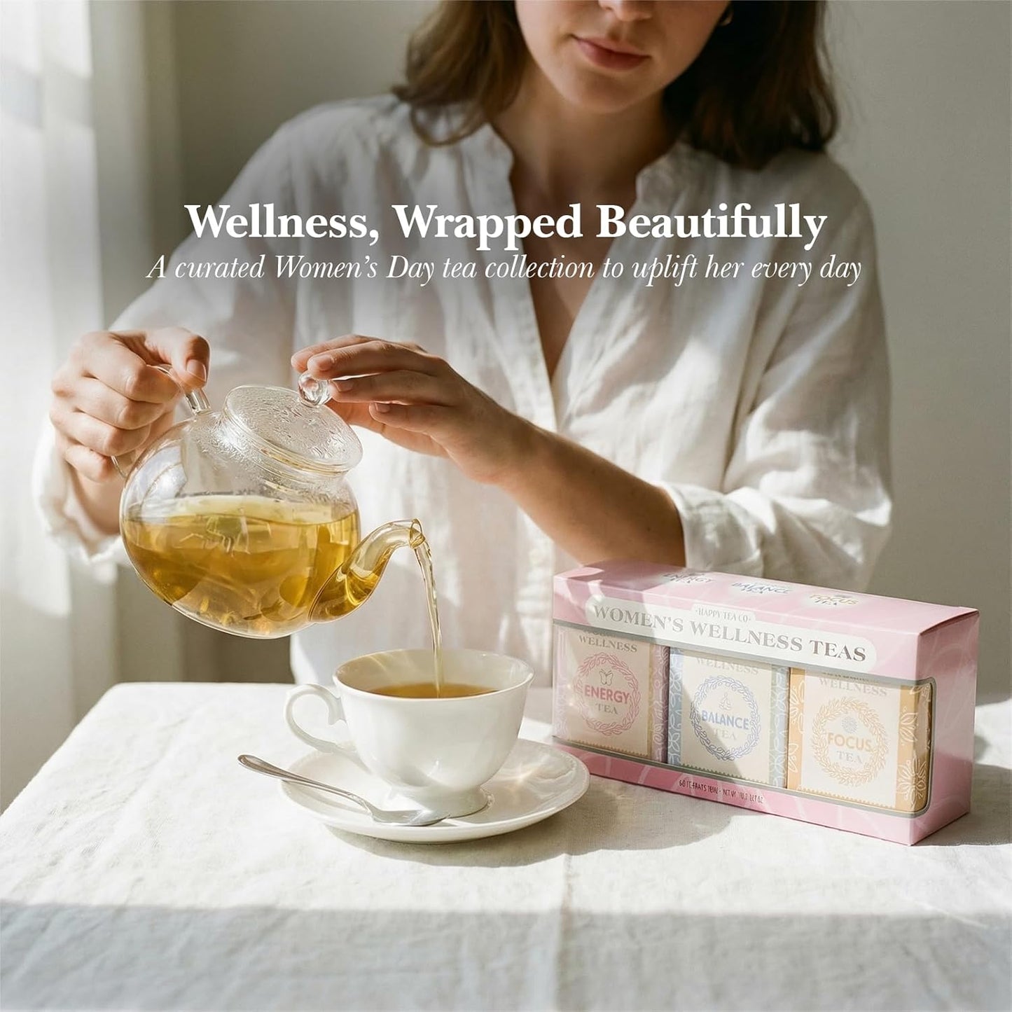 Happy Tea Company Women’s Wellness Tea Set 60 Tea Bags