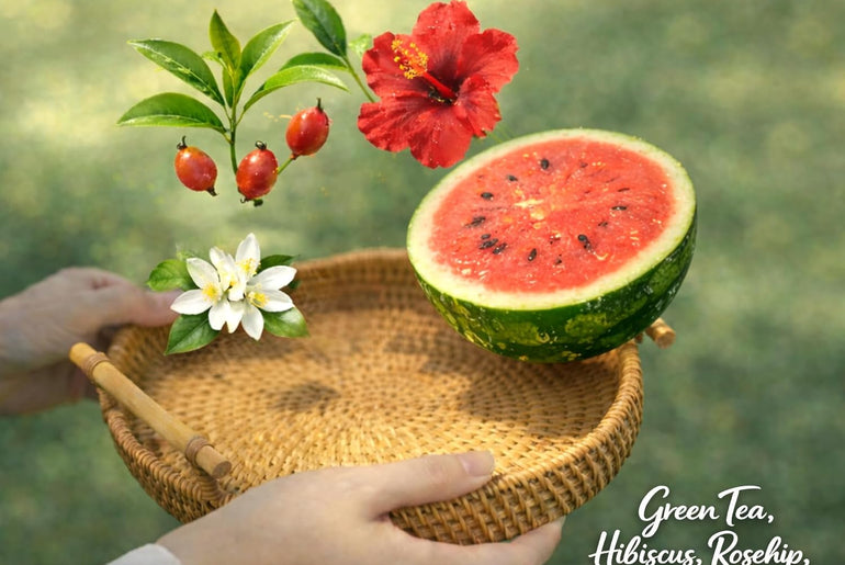 Happy Tea Company Watermelon Hibiscus Cold Brew Tea