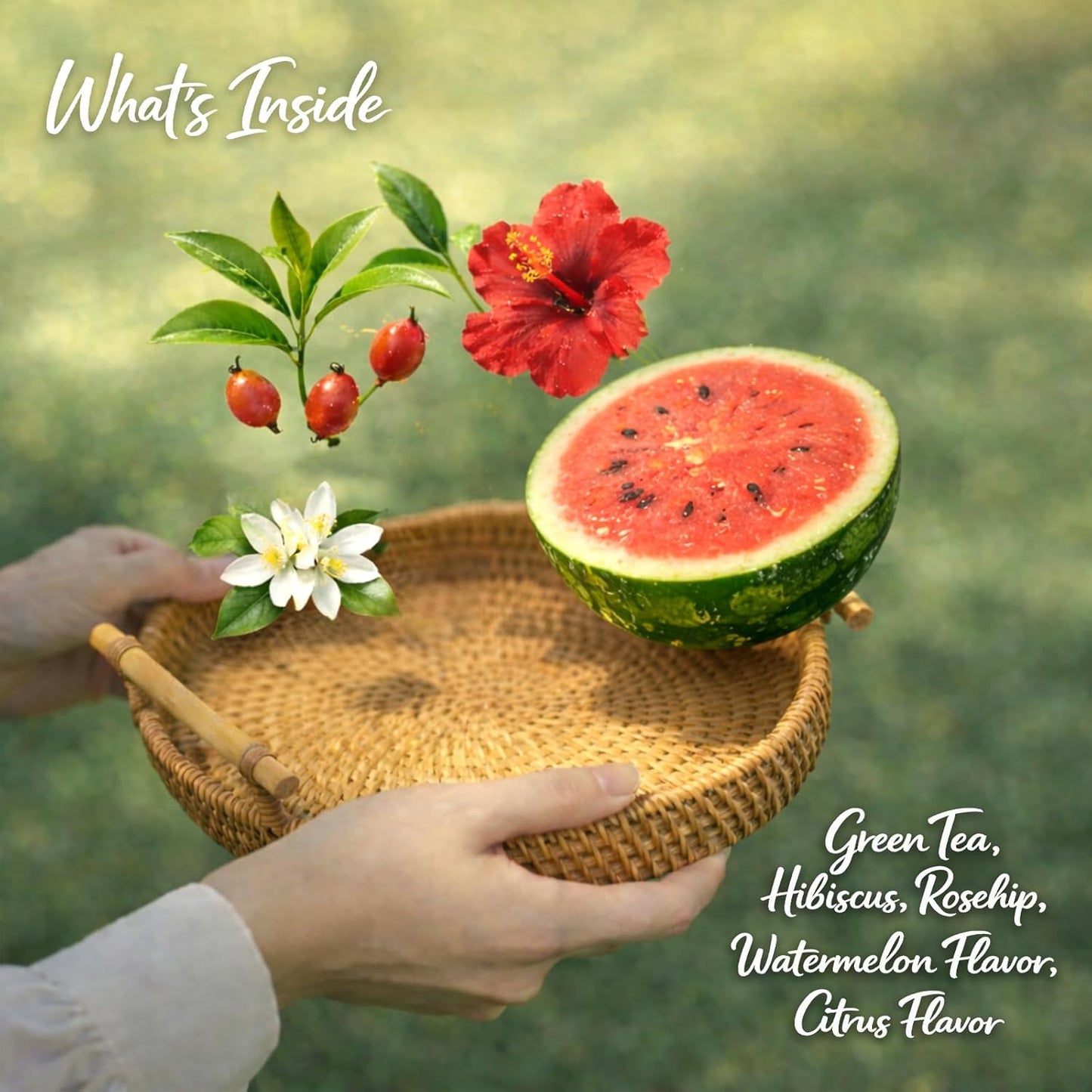 Happy Tea Company Watermelon Hibiscus Cold Brew Tea