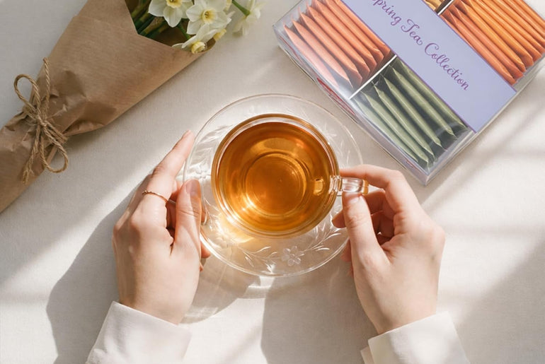 Happy Tea Company Spring Tea Set Collection 48 Tea Bags