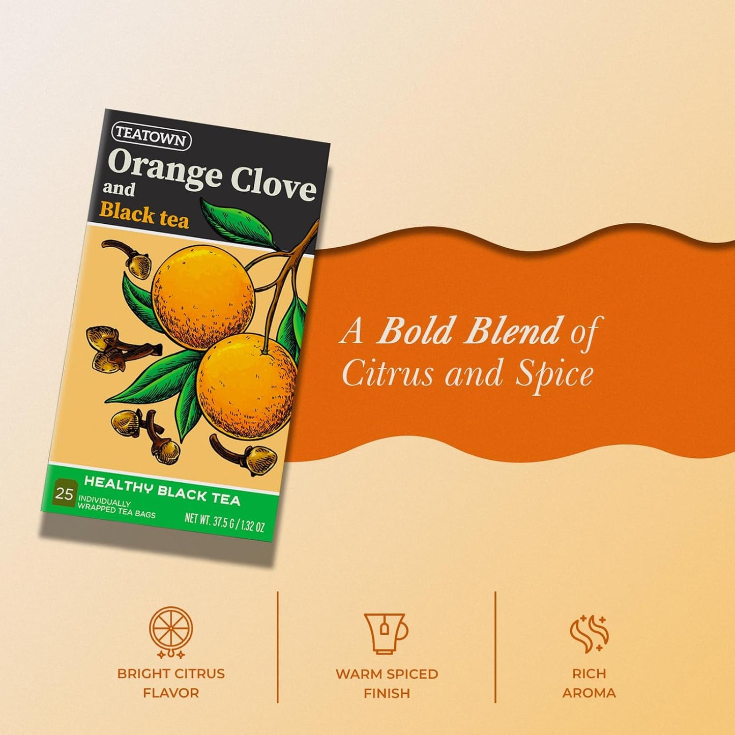 Tea Town Orange Clove Black Tea