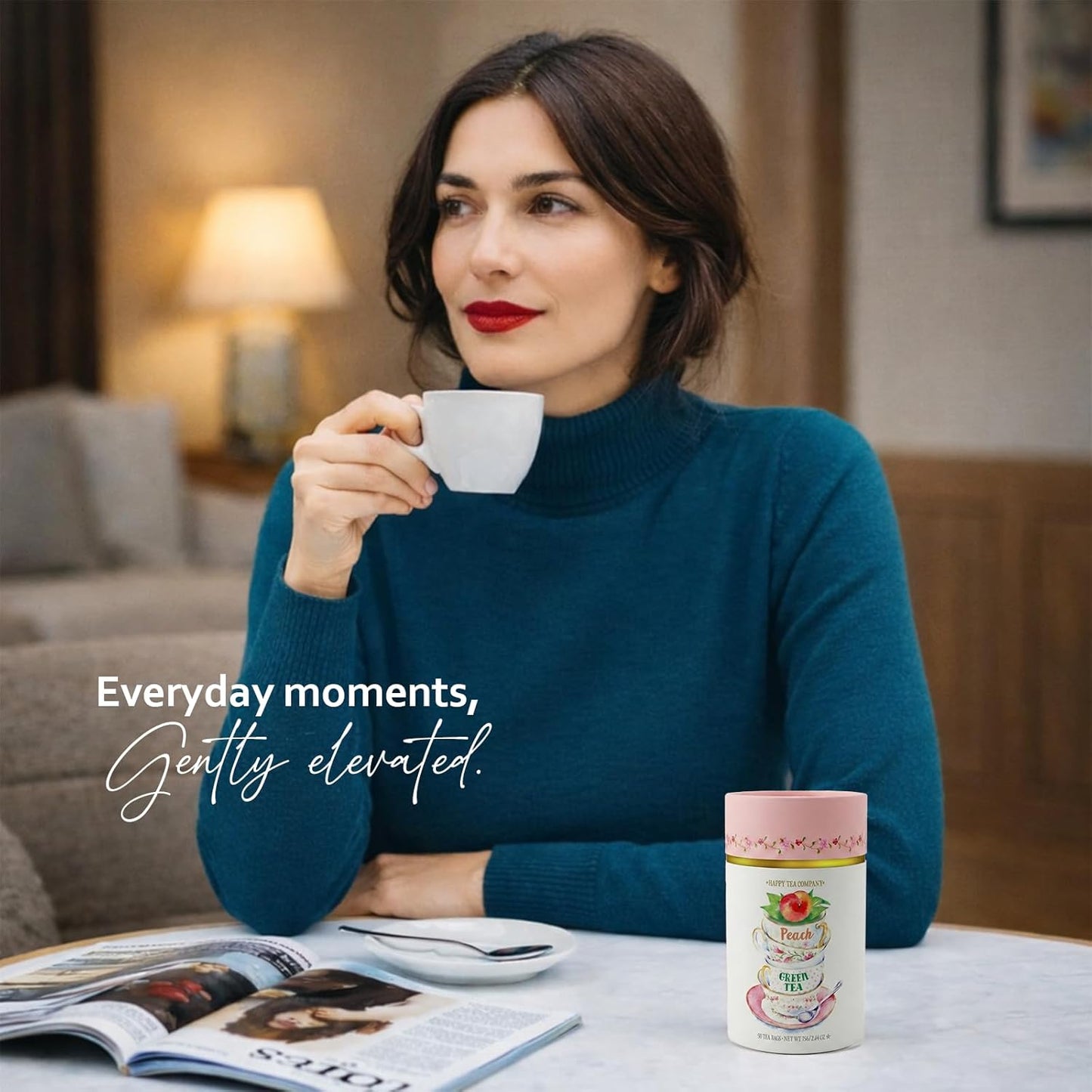 Happy Tea Company Peach Green Tea