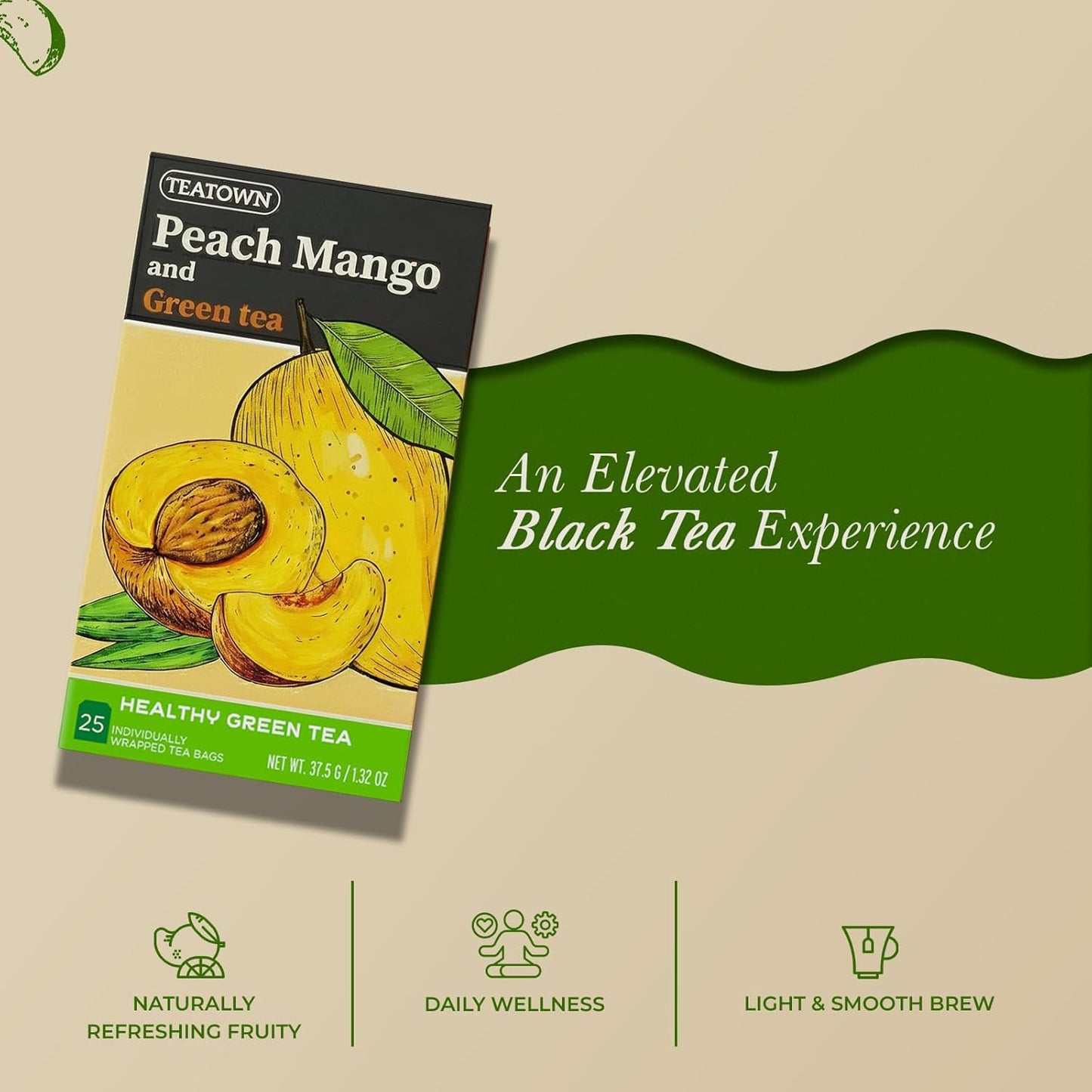 Tea Town Peach Mango Green Tea