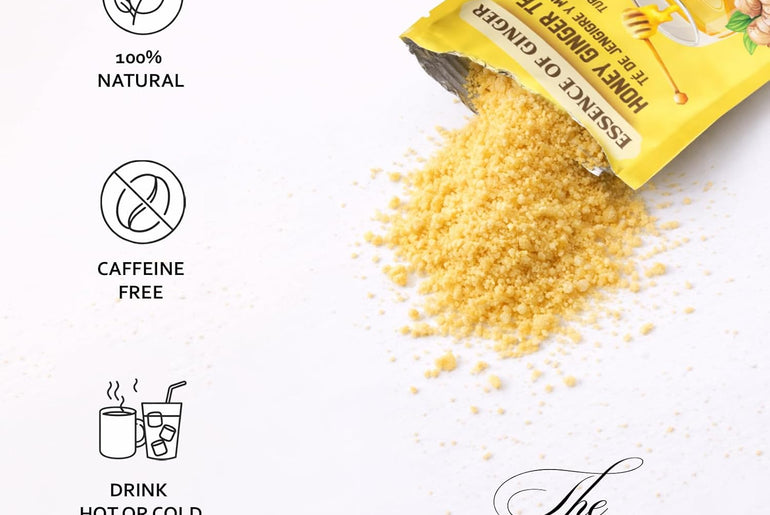 Essence of Ginger Honey Ginger Turmeric Herbal Tea