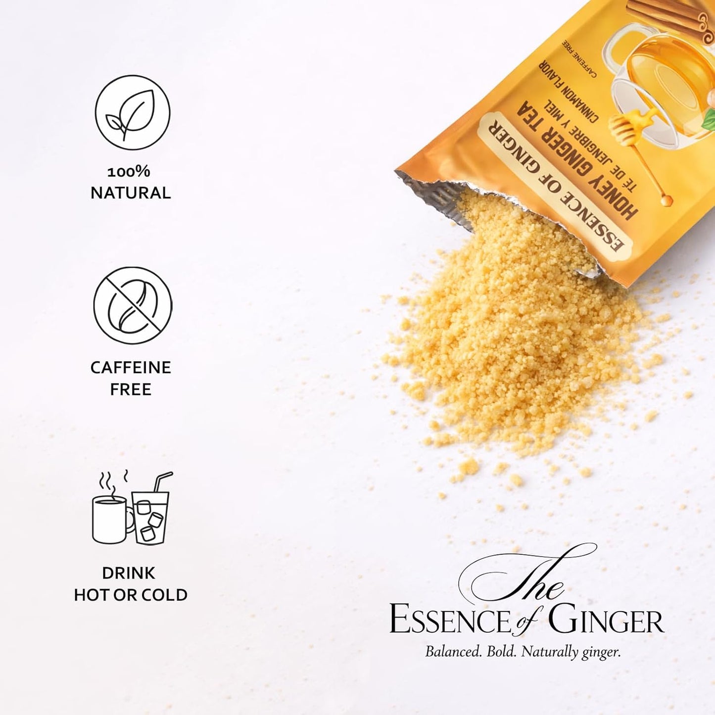 Essence of Ginger Honey Ginger Cinnamon Herbal Tea