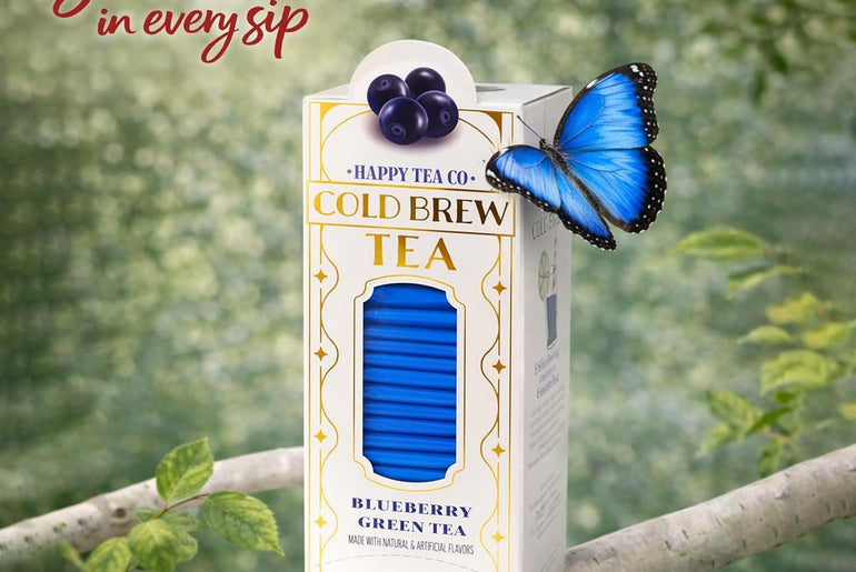 Happy Tea Company Blueberry Cold Brew Tea