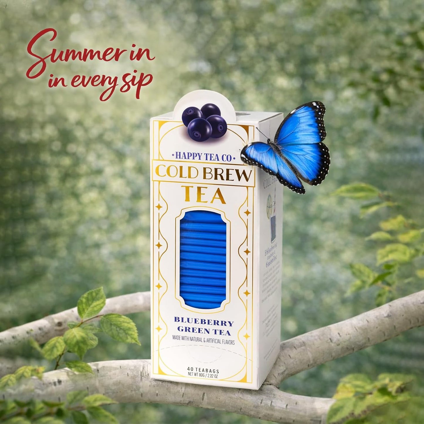 Happy Tea Company Blueberry Cold Brew Tea