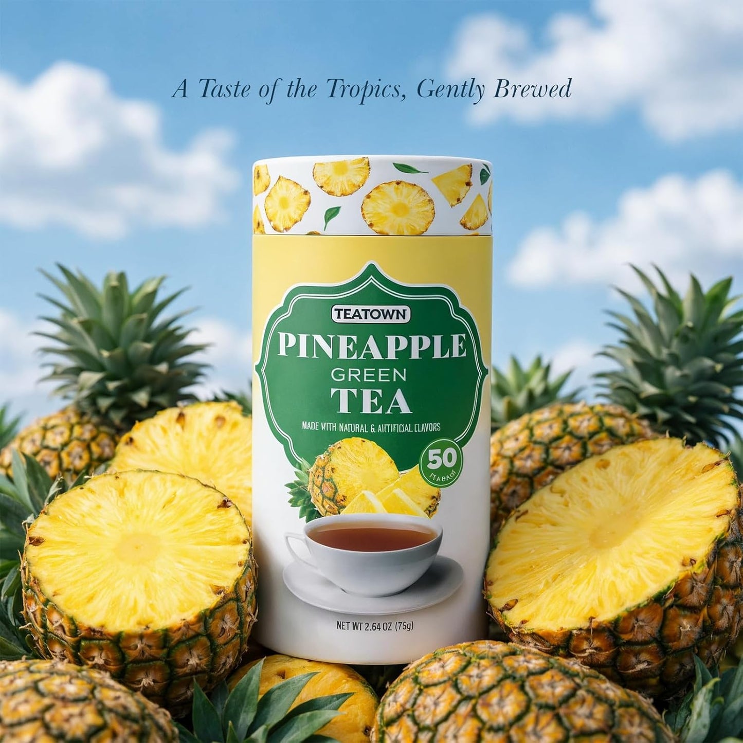 Tea Town Pineapple Green Tea
