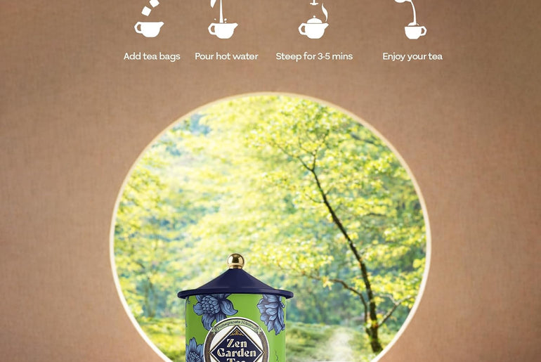 Zen Garden Pomegranate Hibiscus Green Tea
