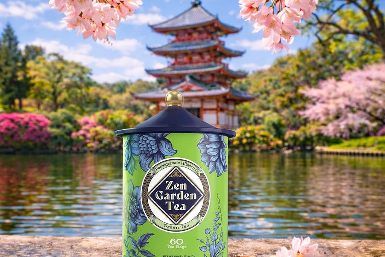 Zen Garden Pomegranate Hibiscus Green Tea