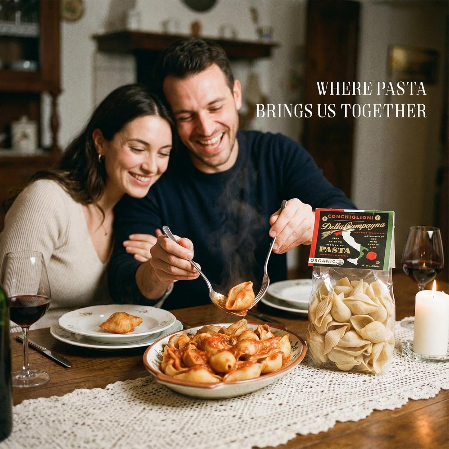 Della Campagna Organic Conchiglioni Pasta