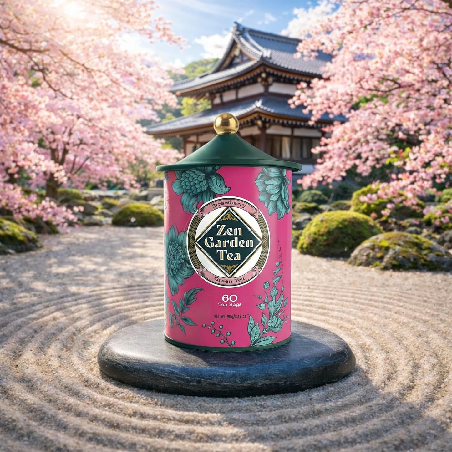 Zen Garden Strawberry Green Tea