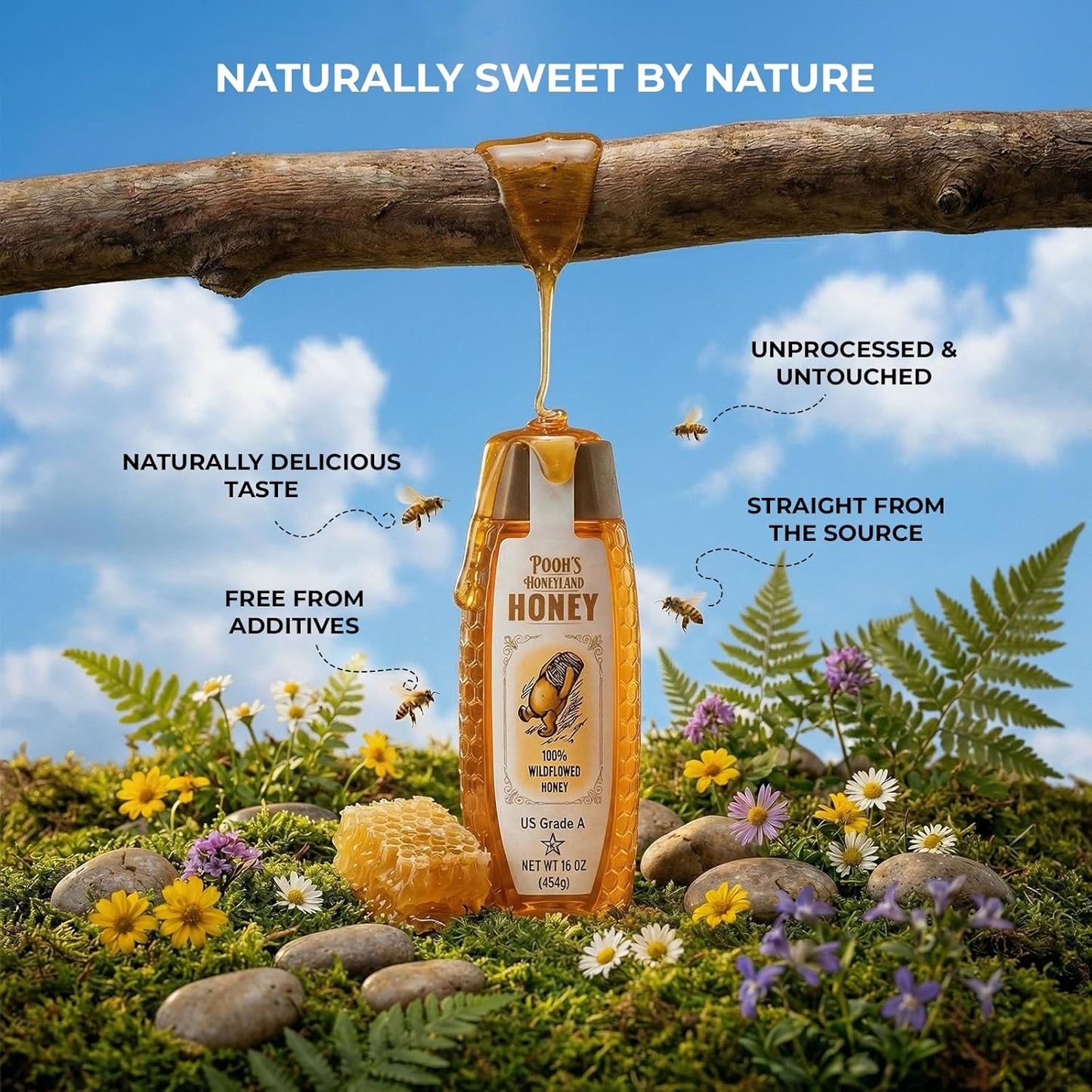 Pooh's Honeyland Honey Squeeze Bottle