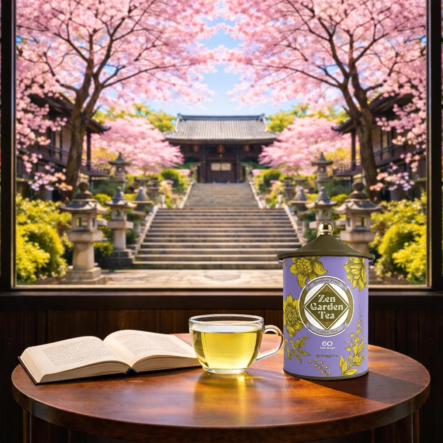 Zen Garden Passion Fruit Green Tea