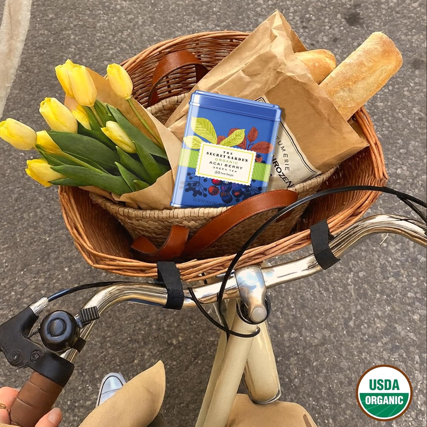 The Secret Garden Organic Acai Berry Green Tea 50 Bags