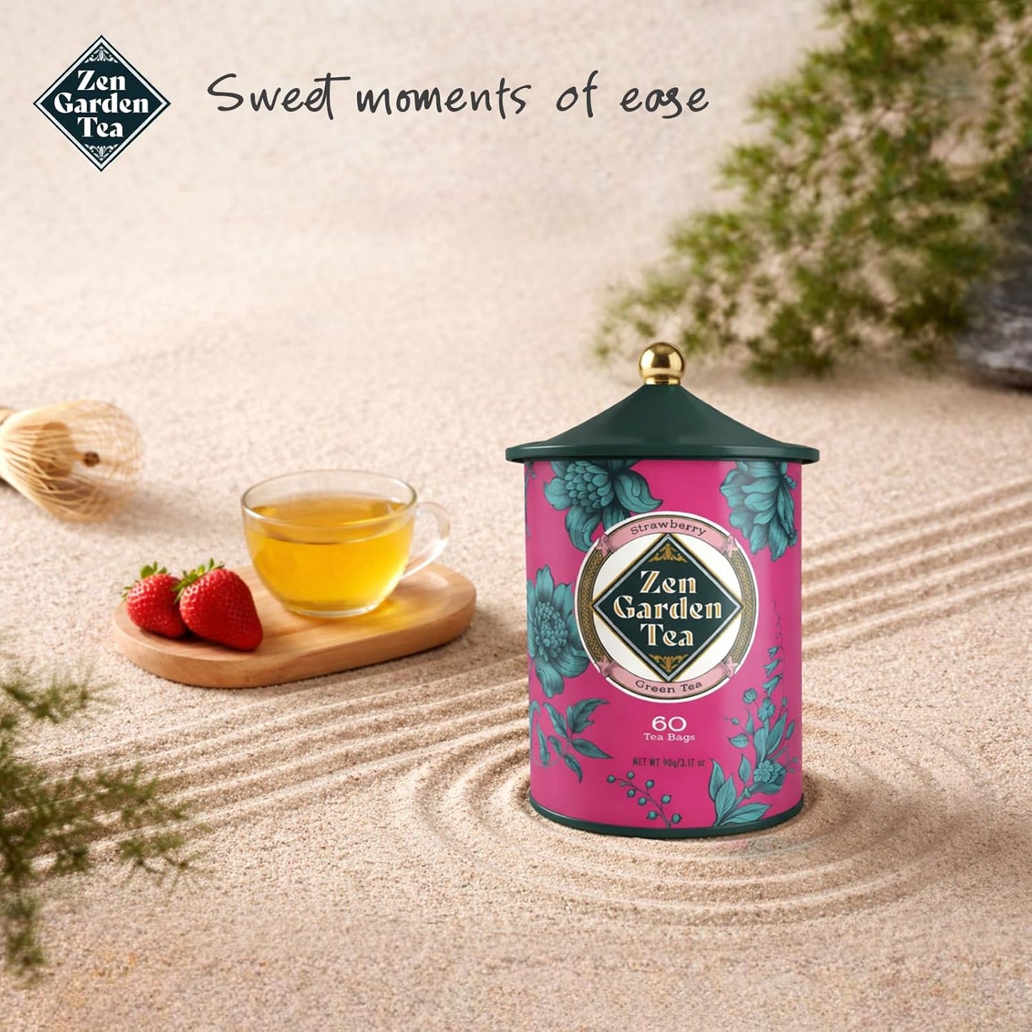Zen Garden Strawberry Green Tea