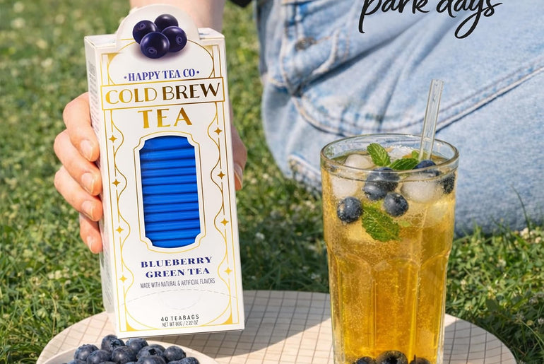 Happy Tea Company Blueberry Cold Brew Tea