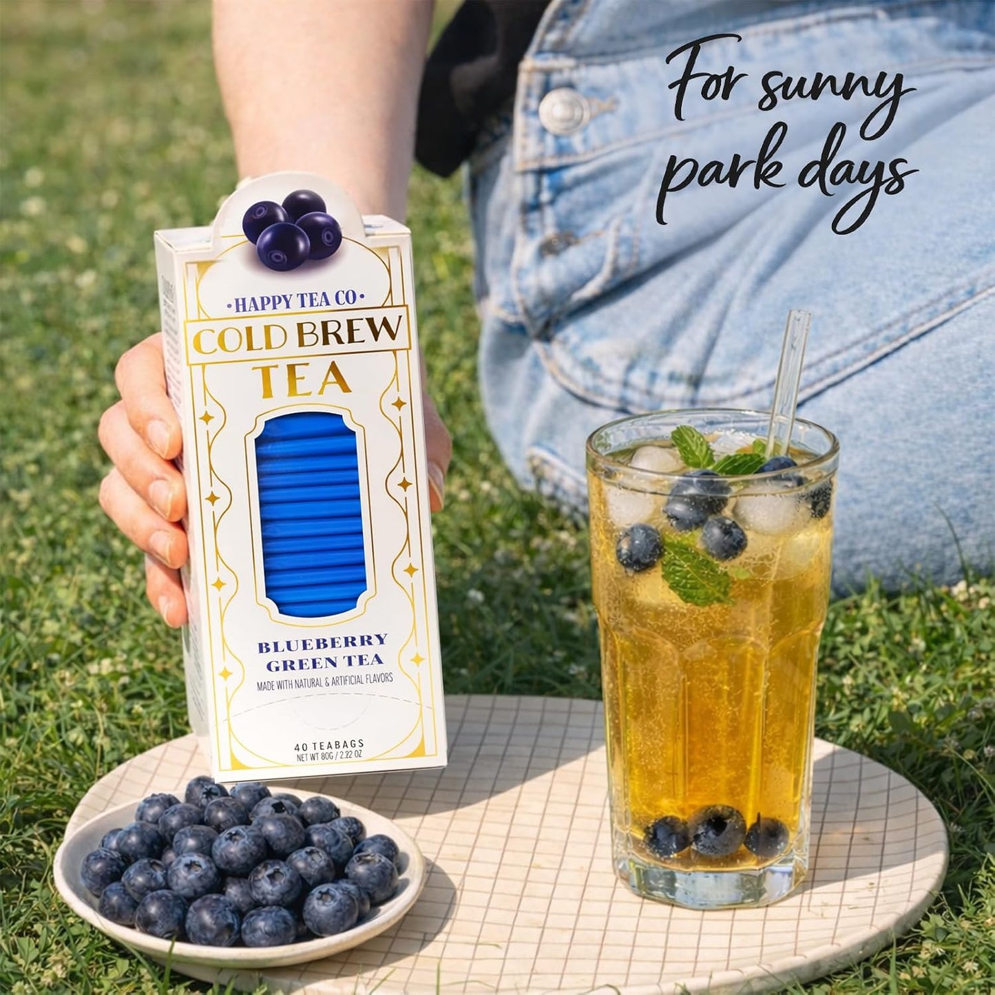 Happy Tea Company Blueberry Cold Brew Tea