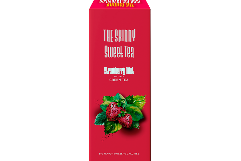 The Skinny Sweet Tea - Strawberry Mint Flavoured Cold Brew Green Tea