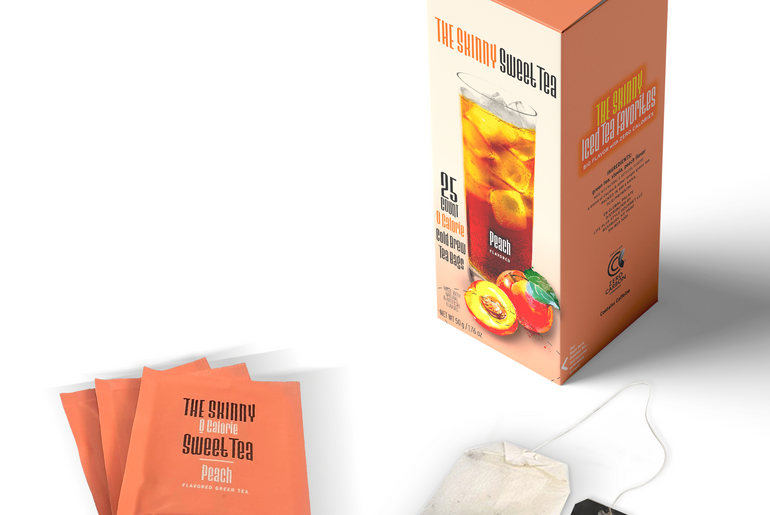 The Skinny Sweet Tea - Peach Flavoured Cold Brew Green Tea