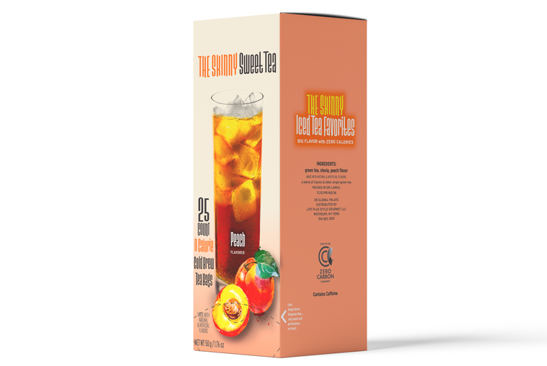 The Skinny Sweet Tea - Peach Flavoured Cold Brew Green Tea