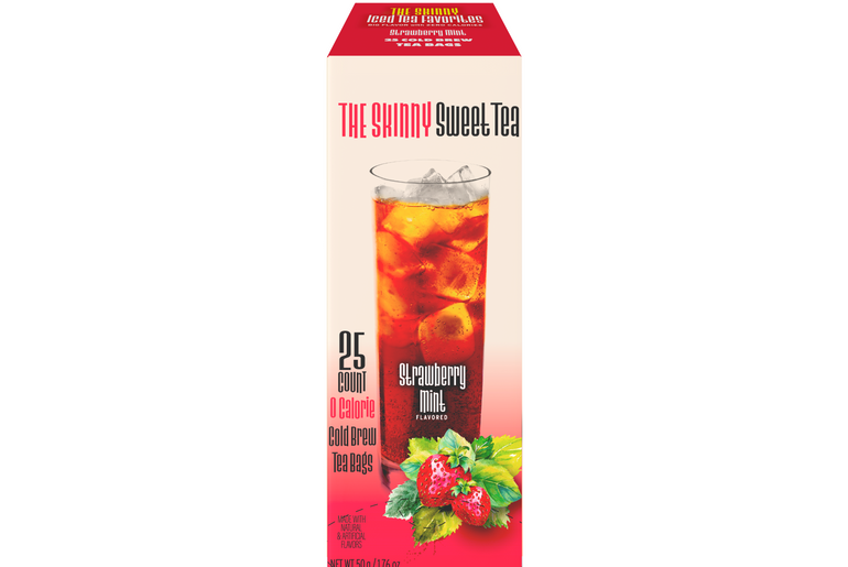 The Skinny Sweet Tea - Strawberry Mint Flavoured Cold Brew Green Tea