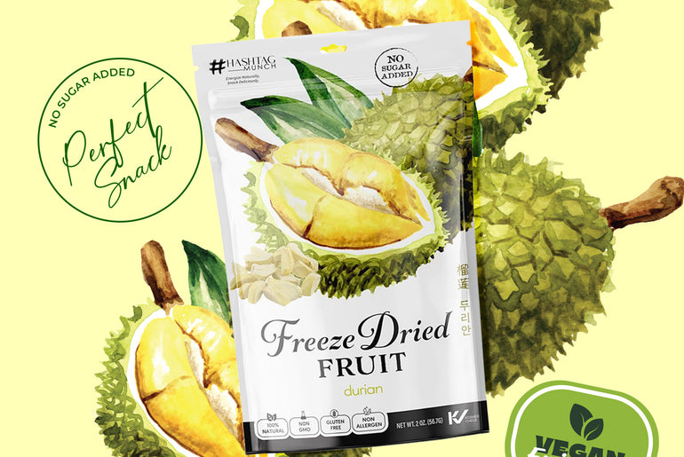Freeze Dried Durian - No Sugar Added