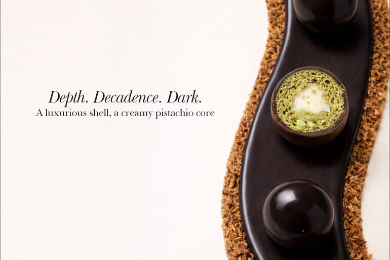 Bind Dubai Pistachio Kunafa Dark Chocolate Balls