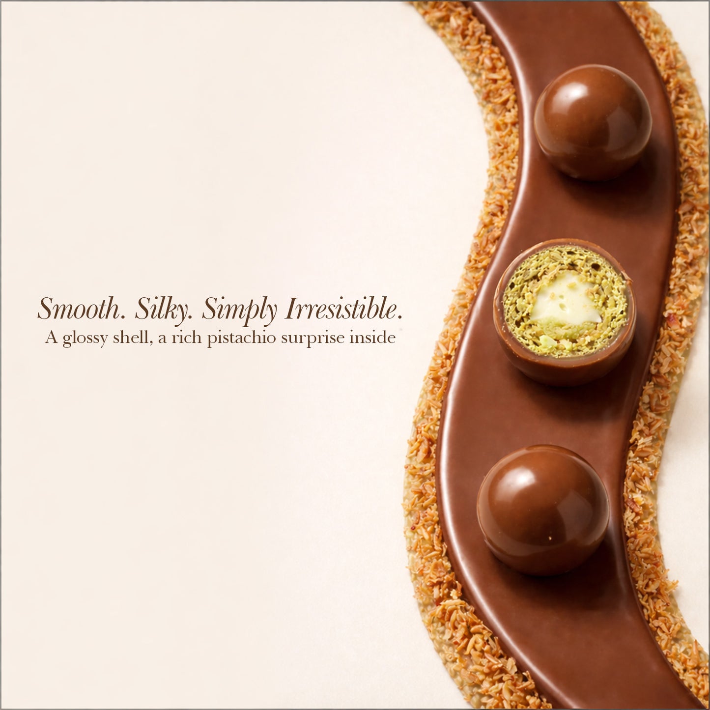 Bind Dubai Pistachio Milk Chocolate Balls