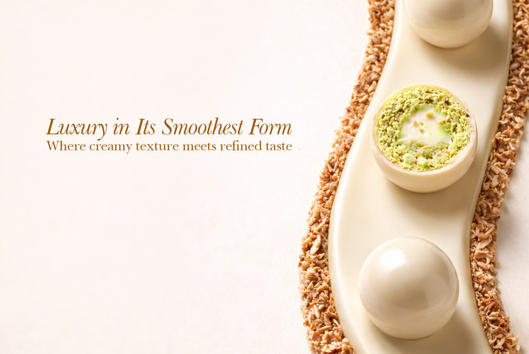 Bind Dubai Pistachio Kunafa White Chocolate Balls