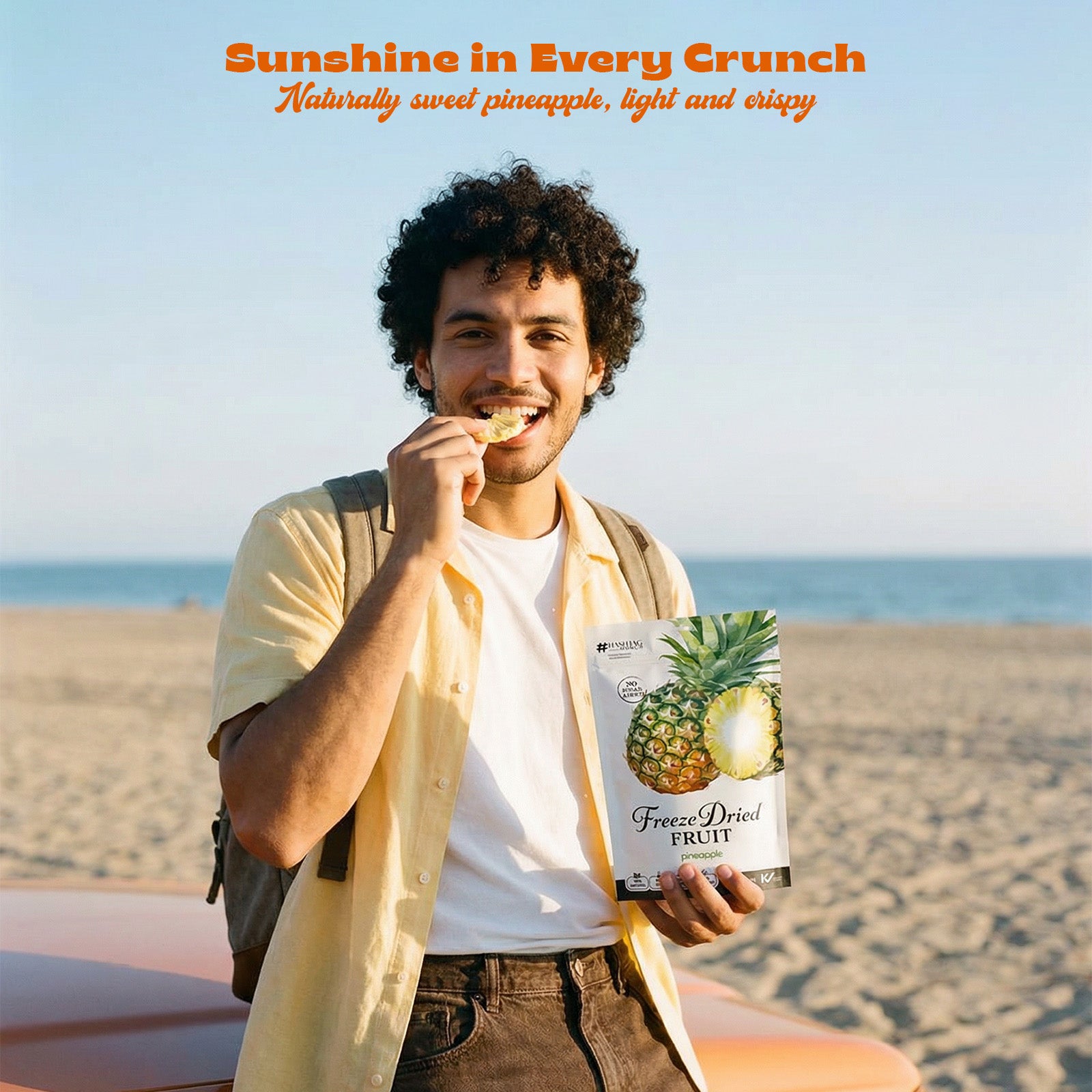 Freeze Dried Pineapple - No Added Sugar