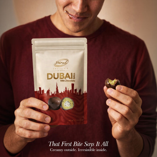 Bind Dubai Pistachio Milk Chocolate Balls