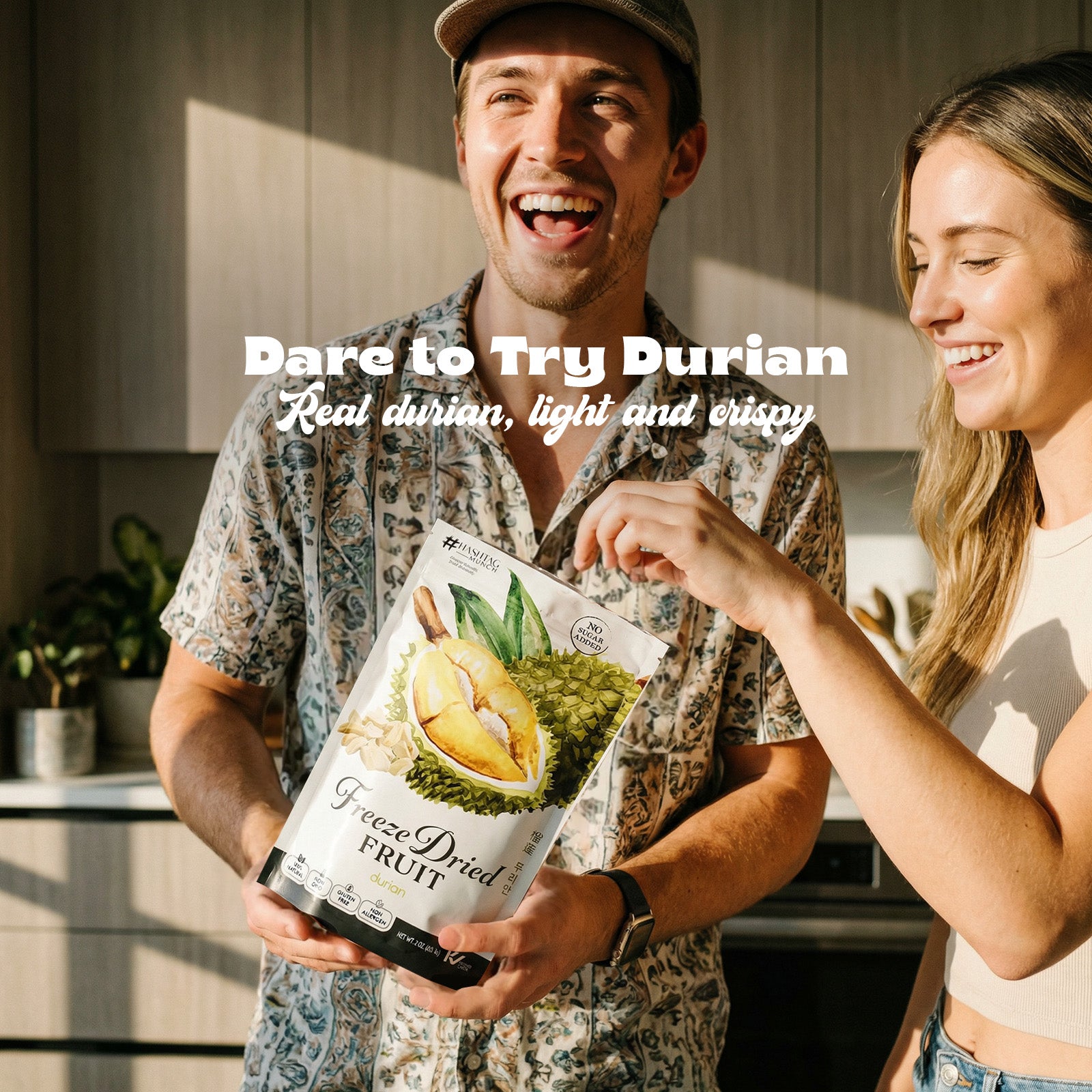 Freeze Dried Durian - No Sugar Added