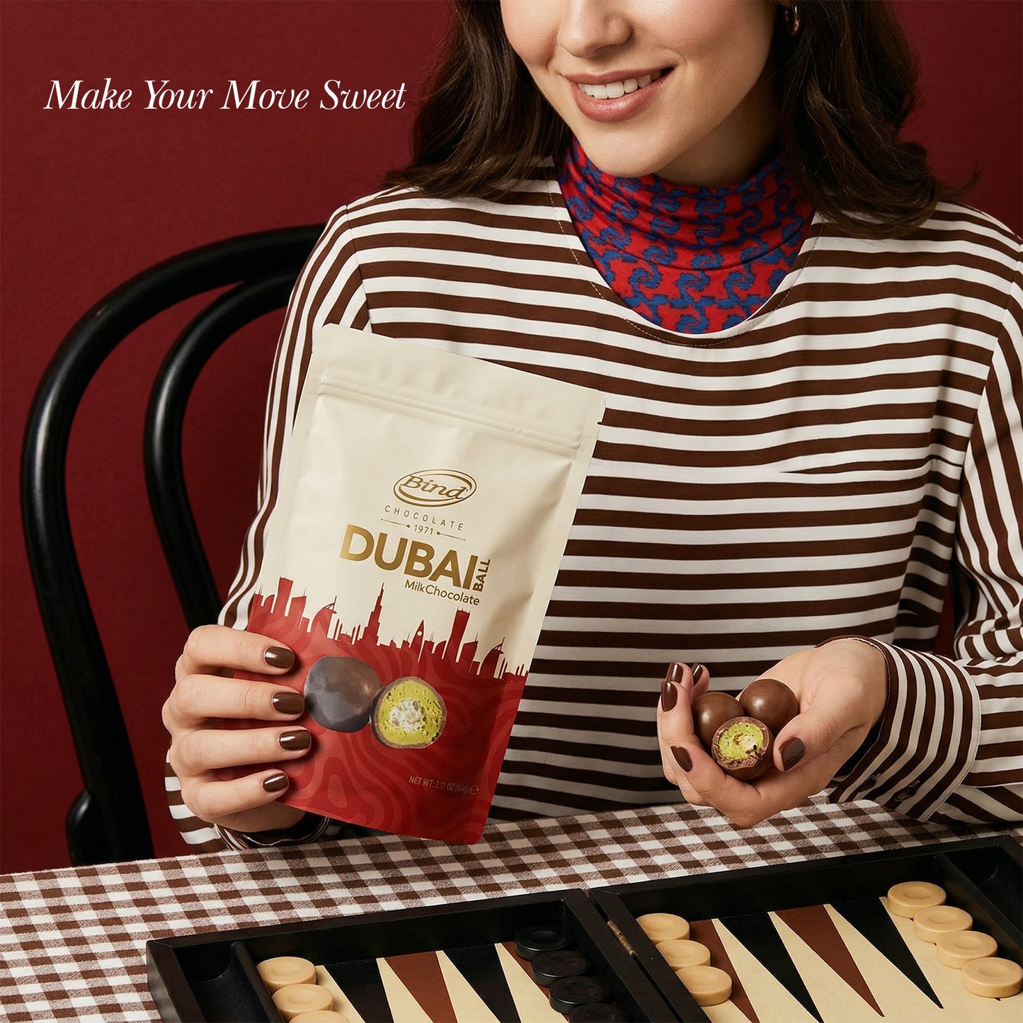 Bind Dubai Pistachio Milk Chocolate Balls