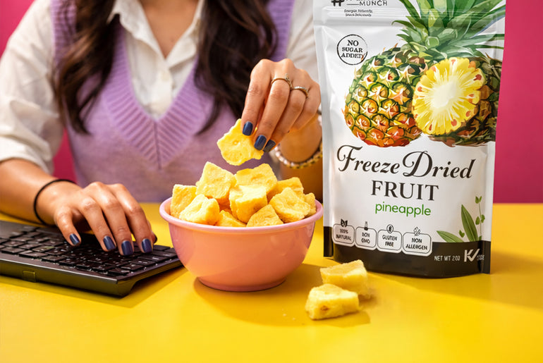 Freeze Dried Pineapple - No Added Sugar