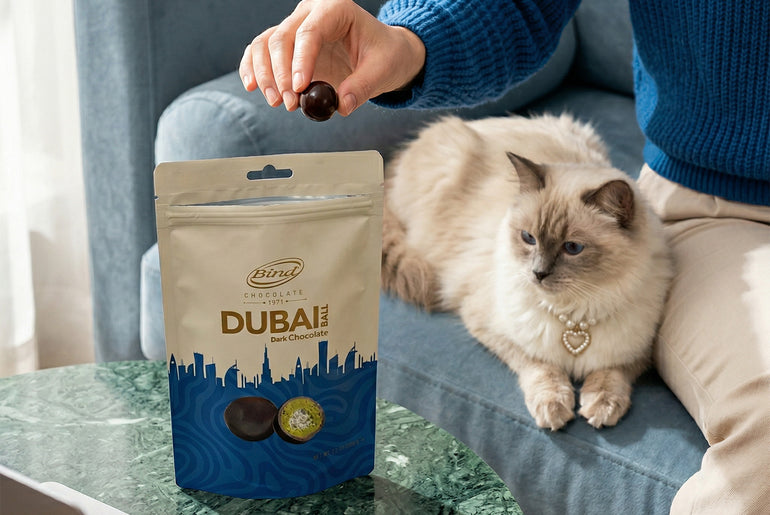 Bind Dubai Pistachio Kunafa Dark Chocolate Balls