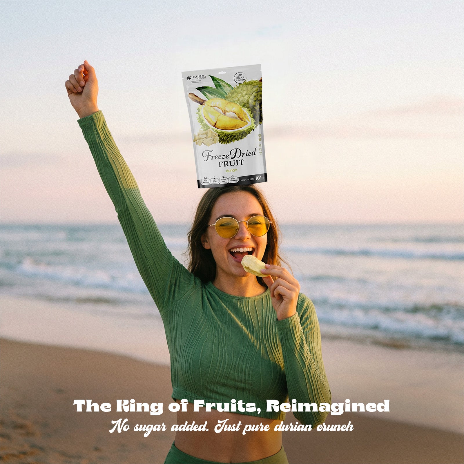 Freeze Dried Durian - No Sugar Added