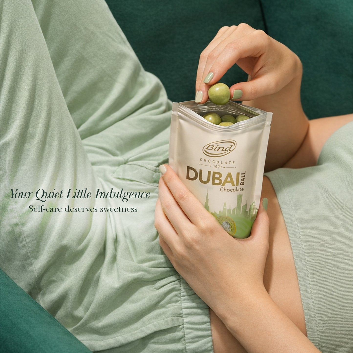 Bind Dubai Pistachio Kunafa Chocolate Balls