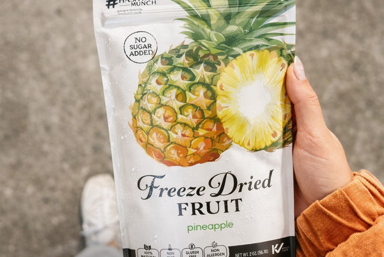 Freeze Dried Pineapple - No Added Sugar