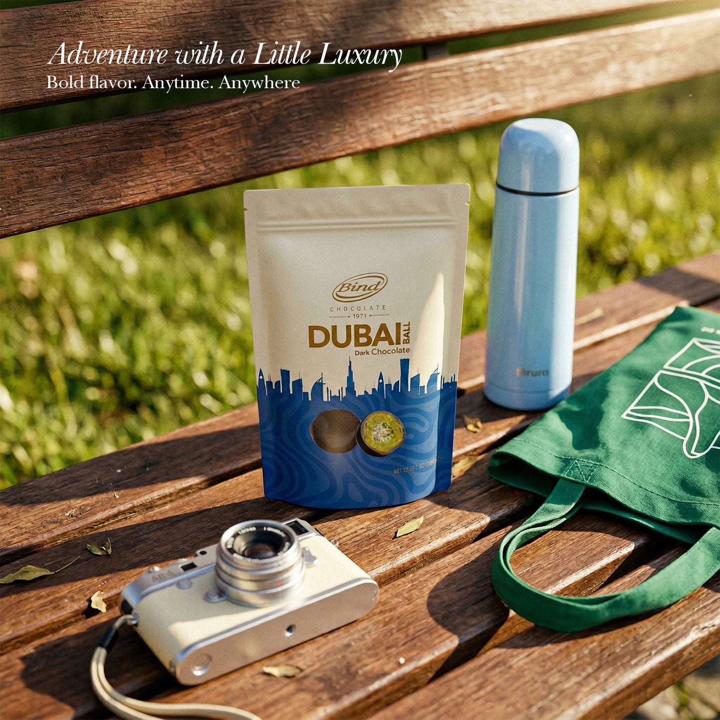 Bind Dubai Pistachio Kunafa Dark Chocolate Balls