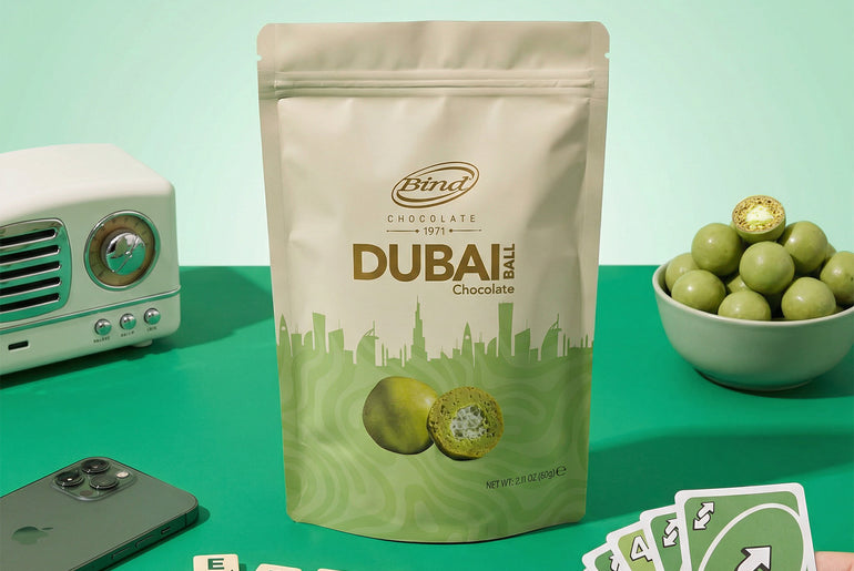 Bind Dubai Pistachio Kunafa Chocolate Balls