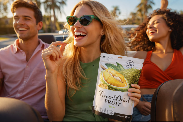 Freeze Dried Durian - No Sugar Added