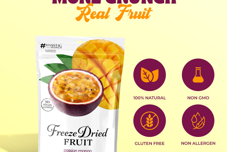Freeze Dried Passion Mango - No Sugar Added