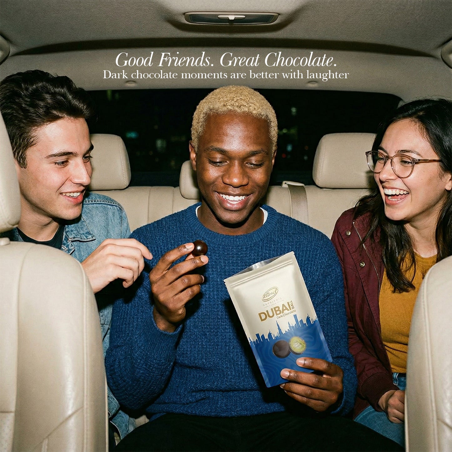 Bind Dubai Pistachio Kunafa Dark Chocolate Balls