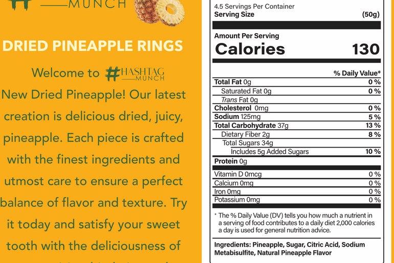 Dried Pineapple Rings