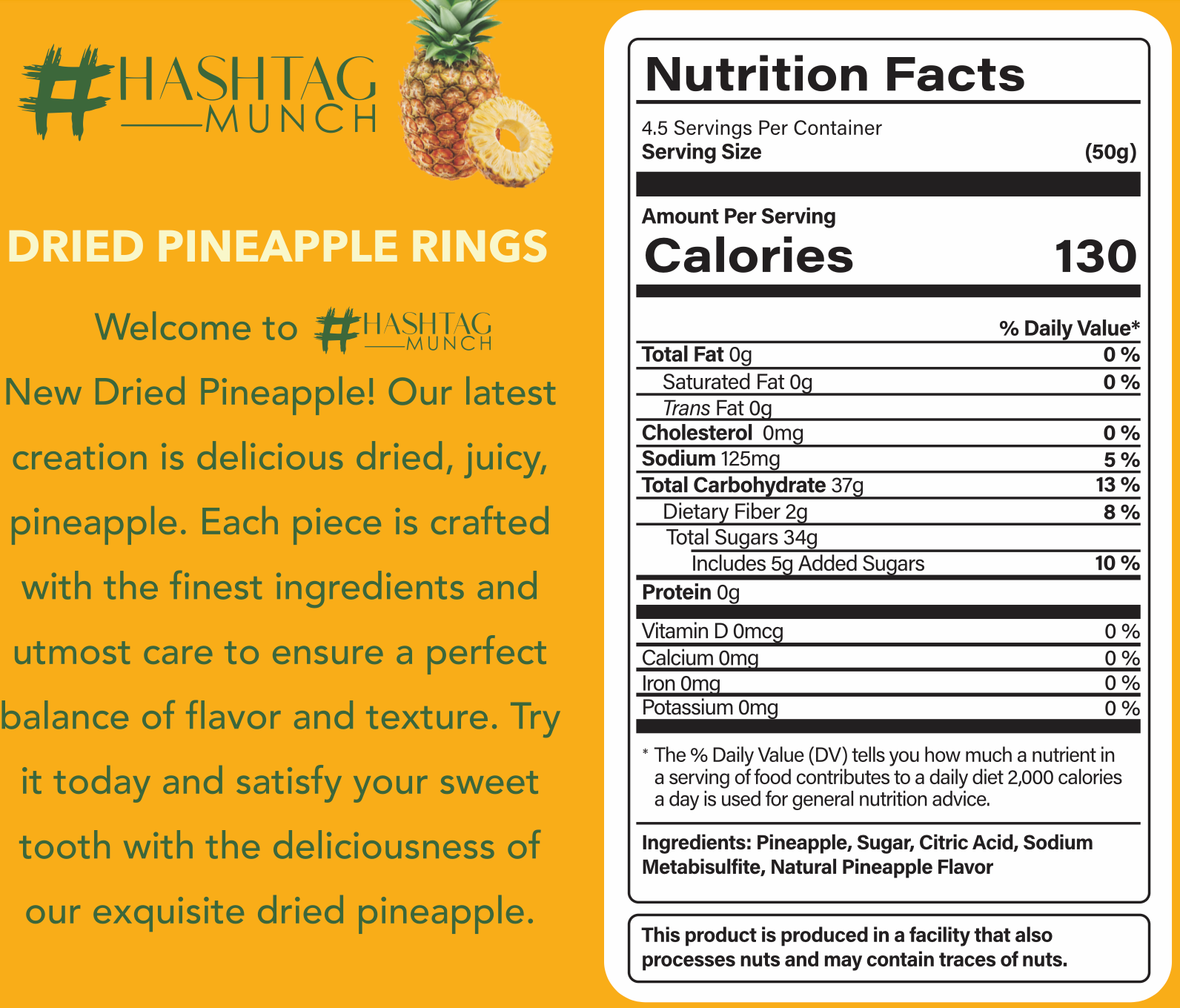 Dried Pineapple Rings