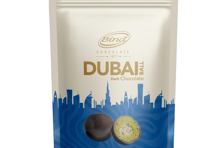 Bind Dubai Pistachio Kunafa Dark Chocolate Balls